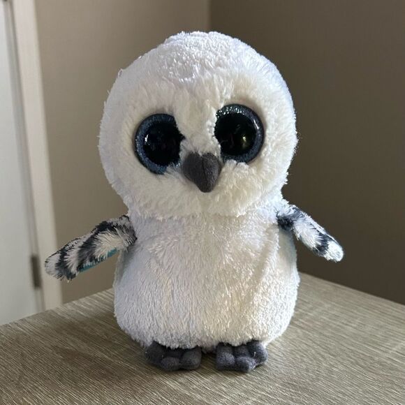 NWOT … TY BEANIE BOOS “Spells” The Snowy Owl - Picture 1 of 3